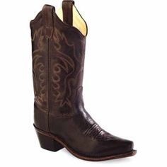 Old West Little Boys' 8 in. Cowboy Boots, Brown, CF8234 Cowboy Boots Outfit, Cowboy Boots Brown, Twisted X Shoes, Boys Cowboy Boots, Dan Post Boots, Girl Cowboy Boots, Harness Boots, Cowboy Boot, Cowboy And Cowgirl