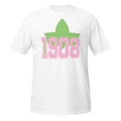 You've now found the AKA 1908 T-shirt that every member of Alpha Kappa Alpha Sorority, Inc. is looking for. It's made of 100% ring-spun cotton and is soft and comfy. The double stitching on the neckline and sleeves add more durability to what is sure to be a favorite! • 100% ring-spun cotton• Sport Grey is 90% ring-spun cotton, 10% polyester• Dark Heather is 65% polyester, 35% cotton• 4.5 oz/yd² (153 g/m²)• Shoulder-to-shoulder taping• Quarter-turned to avoid crease down the center• Blank produc