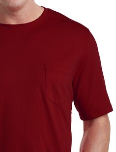 An always popular T-shirt that's destined to become a top-drawer essential. Made with moisture-wicking fabric so you feel – and look – cool and collected every time you wear it. You'll love the hidden feature​s like twist, pill and fade resistance, too. Just the right length and falling at just the right spot on jeans or pants, this is an awesome​ tee you need in every color.Exclusively oursSolids: 100% cotton; heathered styles: 60% cotton/40% polyester​Moisture-wicking technology​Tagless, ribbe Red Moisture-wicking Cotton Tops, Red Moisture-wicking Crew Neck Top, Every Color, Top Drawer, Red Fire, Pocket Tshirt, Cool Tees, Moisture Wicking Fabric, Shorts With Pockets