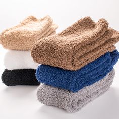 5 Pairs Men Fleece Socks Winter Warm Home Lounge Bed Socks Fluffy Cosy Gift Soft One Size: length 22cm, heigh 14cm, fits EUR size 38-44 Material: polyester Color: assorted 4 pairs, we may ship more than 1 pair for the same color. Package: 5 pairs SKU: BAY-A010 NN Lounge Bed, Home Lounge, Fleece Socks, Bed Socks, Warm Home, Import From China, Dress Socks, Mens Fleece, Ankle Socks