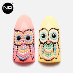 Nagel Stamping, Mandala Nails, Minion Nails, Unghie Nail Art, Funky Nail Art, Dot Nail Art