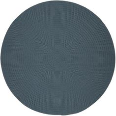 a round rug in grey on a white background