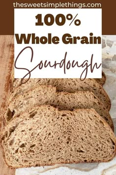 a loaf of whole grain sourdough sitting on top of a cutting board