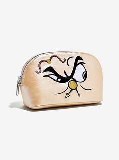 Danielle Nicole Disney Beauty And The Beast Cogsworth Makeup Bag, Beauty And The Beast Cogsworth, Disney Makeup Bag, Make Up Bar, Belle Outfit, Ava Elizabeth, Danielle Nicole Disney, Bag For Makeup, Golden Makeup, Nicole Fashion