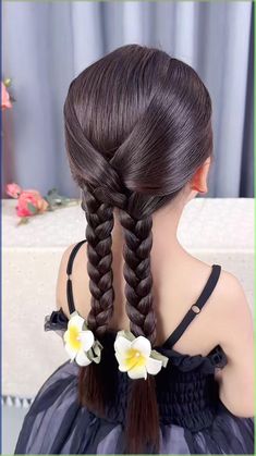 Braids Trending, Kids School Hairstyles, Narcissa Malfoy, Hairstylist Hairstyles, Silver Hair Color