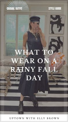 With Fall right around the corner many rainy days are ahead. Uptown With Elly Brown shares her favorite outfits to wear when it is a gloomy rainy fall day. Follow for more rainy day outfits, elevated fall looks, and over 30 style. Cute Rainy Day Outfit Fall, Fashion Rainy Day Outfit, Chic Rainy Day Outfit, Rainy Day Outfit Summer, Fall Rainy Day Outfits, Day Wedding Outfit, Semi Formal Outfits For Women