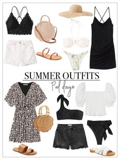 Chic Fashion Summer, Summer Outfit Style, Sun Outfit, Basic Girl Outfit, Spring Summer Capsule Wardrobe, Chic Outfit Ideas, Street Style Fall Outfits, Ibiza Outfits, Poolside Fashion