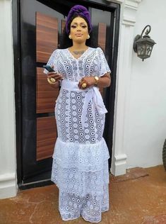 Latest Cord Lace Styles, Kaftan Lace, Cord Lace Styles, White Lace Outfit, Boubou Gown, Lace Kaftan, Lace Dress Classy