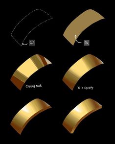 the steps in how to apply gold foil