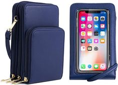 PRICES MAY VARY. ❤️TOUCH-FRIENDLY： Multi compartment phone purse with clear window, No need to take phone out, but perfectly operate your cellphone. Best Clear cover which is using super-sensitive-touch material, make the operation more smoothly. 📱UNIVERSALITY: Best Christmas gifts for her. It fits most large smartphones below 6.5 inches including iPhone 13, 13 Pro Max, 13 pro，xs Max, XS, XR, X, 8, 8plus, Galaxy S20, S9, Note31 Google etc. 🙈RFID BLOCKING PROTECTION: All RFID signals from your ID card, driver license and credit/debit cards (work at a frequency of 13.56 MHz) will be blocked from digital thieves who try to steal your privacy and money. Some ID badges and some old access cards (work at a lower frequency of 125KHz) can not be blocked by this purse. 🔌🔌PLUGBLE FOR CHARGING: T Outfits 70s, Makeup Powder, Rfid Blocking Wallet, Cell Phone Wallet, Cell Phone Purse, Clear Window, Purse Crossbody, Phone Purse, Crossbody Wallet