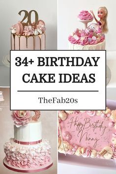 birthday cake ideas for the fab20s