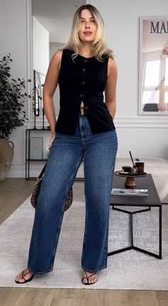 Eilyn Jimenez Style, Chic Going Out Outfits Summer, Summer Trousers Outfits Casual, Going Out Outfits Mid 20s, 2025 Summer Outfits, Simple Dinner Outfit Casual Classy, Tall And Curvy Outfits, Outfits For 25 Year Old Women, Vegas Work Trip Outfit