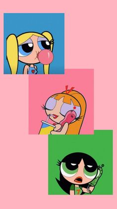 the powerpuff girls are all different colors