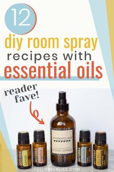 Diy Room Spray Essential Oils, Room Spray With Essential Oils, Air Freshener Diy Essential Oils, Room Freshener Spray, Air Freshener Recipes, Essential Oil Spray Recipes