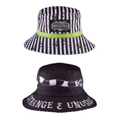 Universal Studios Halloween Horror Nights 2021 Beetlejuice Reversible Bucket Hat 100% Authentic Universal Studios Universal Studios Halloween Horror Nights 2021 Beetlejuice Reversible Bucket Hat 2021 Halloween Horror Nights Hhn 30 Beetlejuice Reversible Bucket Hat 100% Polyester Reversible Bucket Hat Adult One Size Fits Most Sublimated Design Applique Detailing Brand New Comes As Pictured Universal Studios Jurassic Park, Halloween Universal, Universal Halloween Horror Nights, Universal Studios Halloween, Horror Merch, Harry Potter Universal Studios, Crochet Lace Blouse, Reversible Bucket Hat, Horror Nights