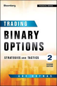 a book cover with the title trading binary options