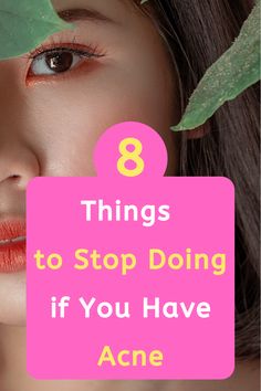 Things To Stop Doing, Acne Hacks, Rid Of Acne, How To Get Rid Of Pimples, Acne Problem, Moisturizer For Oily Skin