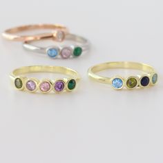 Personalized Dainty Birthstone Ring, Dainty Mothers Ring, Family Birthstone Rings for Grandmother, Custom Christmas Gift for Women, Gifts. The Personalized Birthstone Ring is the perfect gifts for kids, girls, women, mom, sister, daughter, or wife on a birthday, Christmas, or everyday. This Ring is lightweight, and shine in the light, making you look more beautiful, and adding elegance to your elegance. Materials: 925K Sterling Silver  Band Size: From  3 US to 11 US ( With 1/2 US)  January : Garnet February : Amethyst March : Aquamarine April : Diamond May : Emerald June : Alexandrite July : Ruby August : Peridot September : Sapphire October : Pink Tourmaline November : Citrine December : Blue Topaz All of our jewelry is hypoallergenic, water-resistant, and tarnish-resistant. All our work Green Multi-stone Birthstone Ring Gift, Stackable Rings With Accent Stones As Gifts, Adjustable Bezel Setting Birthstone Ring As Gift, Adjustable Multi-stone Rings As A Gift, Adjustable Bezel Set Birthstone Ring Gift, Adjustable Multi-stone Ring For Gift, Adjustable Multi-stone Ring Gift, May Birthstone Stackable Rings With Accent Stones, May Birthstone Stackable Rings With Accent Stones As Gift