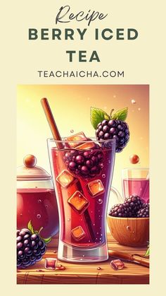 the recipe for berry iced tea