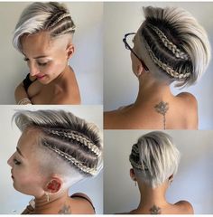 Edgy Pixie Cut, Pixie Cut With Long Bangs, Shaved Pixie Cut, Short Pixie Hairstyles, Pixie Cut Hairstyles, Messy Pixie Haircut, Shaved Pixie