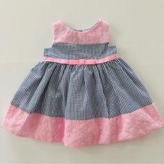 New With Tags Size: 6-9 Months Button Closure Lined Diaper Cover Included Cotton, Polyester Plaid Christmas Dress, Woman Costumes, Cute Formal Dresses, Girls Sundress, Girls Holiday Dresses, Blue Party Dress, Off White Dresses, Checkered Dress, Rainbow Dress