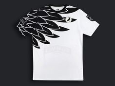 Black Sports T-shirt With Graphic Design, Sports Event Jersey T-shirt With Team Logo, Dragon Jersey Design, Volleyball Kit, Wings Tshirt Design, Track Uniforms, Volleyball Uniform, Esports Jerseys