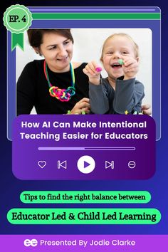 EDUCATORS & PRESCHOOL TEACHERS: Discover practical strategies to support children through the transition from preschool to kindergarten. Learn how AI educational assistants can make this process easier and more personalized. Get tips on preparing children, collaborating with families, and building emotional resilience. Listen to the podcast episode while on the go! Learning Outcomes