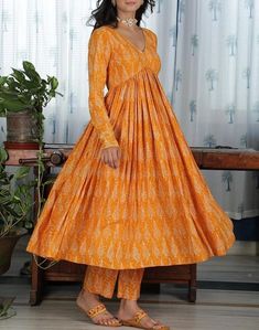 Gathered Anarkali, Salwar Kamiz