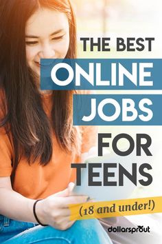 Looking for a summer job? Want to make extra money before or after school? If you're just shy of twenty and looking for jobs, your options may be limited. Here's a list of the 9 best online jobs for teens to help you make money from home (that actually pay well). Online Jobs For Teens, Summer Job, Legit Online Jobs, Best Online Jobs, Creative Jobs, Jobs For Teens, Summer Jobs, Make Extra Money, Social Media Jobs