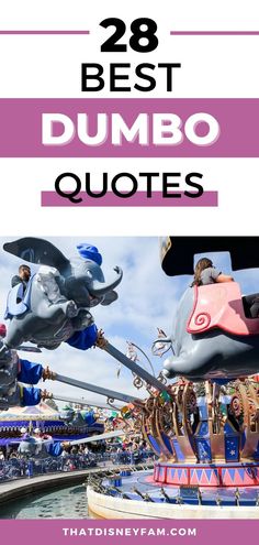 dumbo ride at disneyland Dumbo Quotes, Timothy Q Mouse, Elephant Quotes, Dumbo Movie, Dumbo The Flying Elephant