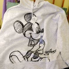 Womans Disney Hoodie Disney Hoodies For Women, Disney Style Top For Fall Streetwear, Disney Tops For Streetwear In Fall, Disney Crew Neck Hoodie For Winter, Casual Mickey Mouse Sweatshirt For Winter, Fall Streetwear Mickey Mouse Tops, Disney Sweatshirt For Fall Streetwear, Casual Gray Sweatshirt With Cartoon Print, Black Disney Sweatshirt For Winter