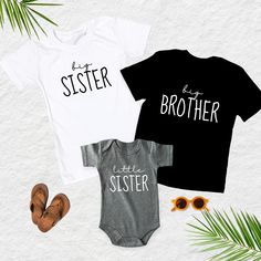 Introducing our Simple Sibling T-Shirt: Your Essential Sibling Style Statement! - Crafted with Love & a Dash of Sibling Sass - Vibrant Colors & Playful Patterns - Available in Sizes for Big, Middle, & Little Sibs - Perfect for Family Photos & Matching Moments - Wear with Pride & Show Your Sibling Solidarity! Join the Sibling Squad & Rock Your Bond with Our Awesome Tee! Matching Crew Neck T-shirt With Text Print, Crew Neck T-shirt With Text Print, Matching Letter Print Crew Neck T-shirt, Matching Short Sleeve Letter Print T-shirt, Short Sleeve T-shirt With Text Print, Unisex Matching Crew Neck T-shirt, Sibling Shirts For 3, Big Brother Little Sister, Canoga Park