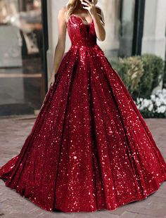 Ballkleid Glitzer Ballkleid Schwarzes Kleid Luxuriöses funkelndes Tüllkleid für Hochzeitsfeier Quinceanera Sweep/Pinselzug Ärmellos V-Ausschnitt Tüll V-Rücken mit Pailletten Shiny Prom Dresses, Sparkly Ball Gown, Dresses 15, Long Ball Gown, Sequin Ball Gown, Prom Dresses Sparkly, V Neck Prom Dresses, Order Confirmation, Gown Prom