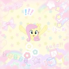 the little pony with pink hair and stars on it's face