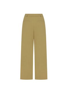 Editor's notesBasic design casual long pants with a modern and trendy silhouette. This is great to style as a n office outfit or can be worn in many different luxurious and trendy ways.- Double tuck belted casual pants- Luxurious and trendy when worn- Great to style in many waysMeasurements(in.)S / M- Rise: 12.20 in. / 12.60 in. - Hem: 11.42 in. / 11.42 in.- Hip: 49.61 in. / 51.57 in.- Total length: 40.55 in. / 40.94 in.- Waist: 27.56 in. / 29.53 in.*Model Info: 5' 64 / Bust: 32 in. / Waist: 24 in. / Hip: 34 in. / Shoes 9                    Composition & Care- 82% Polyester, 15%  Rayon, 3% Polyurethane- Always hand washed s Modern Wide Leg Pants With Welt Pockets, Casual Wide-leg Pants With Belted Cuffs, Versatile Belted Wide Leg Pants, Relaxed Fit Wide-leg Dress Pants For Workwear, Relaxed Fit High-waisted Wide Leg Pants For Business Casual, High-waisted Wide Leg Pants For Business Casual, Chic Relaxed Fit Wide-leg Chinos, Relaxed Fit Wide Leg Pants For Business Casual, Chic Tailored Wide Leg Pants For Business Casual