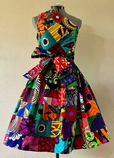 Patchwork Dresses, Dashiki Shirt, Dashiki Dress, Knee Skirts, African Wax Print, African Dresses, Patchwork Dress, Knee Dress, Inspired Fashion