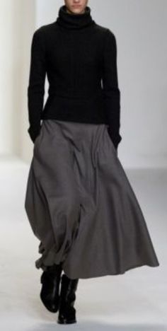 2022 Fall Skirts, Dark Grey Skirt, Look Boho Chic, Fall Skirt, Mode Casual, Original Fashion, Virtual Fashion