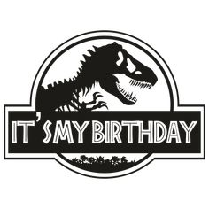 it's my birthday with a t - shirt dinosaur on the front and back