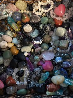 Bowl Of Crystals, Cool Crystals, Crystal Aesthetics, Mystery Scoop, Crystals Aesthetic, Crystals Collection, Crystal Witch