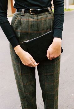 Womens Outfit, Plaid Trousers, Club Outfit, Business Outfit, Date Outfits, Looks Style