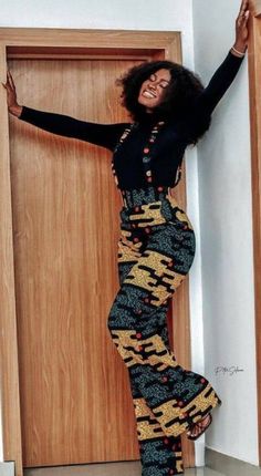 Pinafore with swag(comes with turtle neck) in 2022 | Latest african fashion dresses, Short african dresses, African print jumpsuit Dresses African Print, Dresses African, Short African Dresses, African Wear Dresses