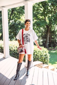 Distressed Vintage Couture Football T Shirt Get ready for the ultimate game day experience with our Football Watching Tee. Show off your passion for the sport with this trendy white t-shirt, featuring a playful graphic that proudly declares, “This Is My Football Watching Shirt.” Perfect cheering on your favorite team at any game or tailgate parties and casual outings, it combines comfort with a fashion-forward look. True to size Unisex fit Size up for an oversized fit - Model is 5'3" wearing an White Game Day Fan Apparel T-shirt, White Screen Print T-shirt For Football Season, White T-shirt With Football Season Screen Print, White Fan Apparel T-shirt For Game Day, White Sporty T-shirt For Game Day, White T-shirt For Game Day, Sports Season, White T-shirt For Baseball Season Game Day, White T-shirt For Baseball Game Day, White T-shirt For Football Season Fan Merchandise