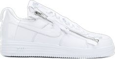 Low-top Sneakers With Zipper For Streetwear, Low-top Sneakers With Zipper Closure For Streetwear, Sporty Sneakers With Zipper Closure For Streetwear, Leather Sneakers With Zipper For Streetwear, White High-top Sneakers With Zipper, Air Sneakers, Sportswear Brand, Sneakers White, White Leather