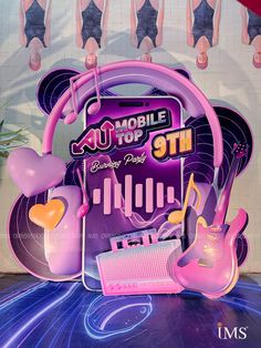 an advertisement for the 30th anniversary of pinky pop