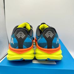 Hoka | Shoes | Nwt Hoka Clifton 9 Gtx Waterproof Gore Tex Unisex Hoka One One Running Shoes New | Poshmark Hoka Clifton, Hoka Shoes, Unisex Shoes, Polyester Top, Current Styles, Gore Tex, Blue Yellow, The One, Running Shoes