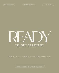 the book cover for ready to get started?