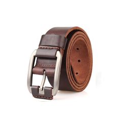 Complete your look with elegance with this genuine leather belt, the Levan model. Its casual look, 3.8 cm width, and buckle provide a stylish yet subtle style for all your outfits. Experience elegant and sophisticated fashion! Elegant Leather Belt With Metal Pin Buckle, Leather Rectangular Belt Buckles For Business, Rectangular Leather Belt Buckles For Business, Rectangular Leather Belt Buckle For Business, Leather Belt Buckles For Business With Rectangular Buckle, Modern Leather Belt With Metal Pin Buckle, Classic Leather Belt With Metal Pin Buckle, Business Leather Belt Buckles With Metal Pin, Brown Belt With Rectangular Buckle For Business