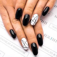 Nail Nail, Cute Nail Designs, Artificial Nails, Cute Acrylic Nails, Perfect Nails, Black Nails, Trendy Nails, Beautiful Nails