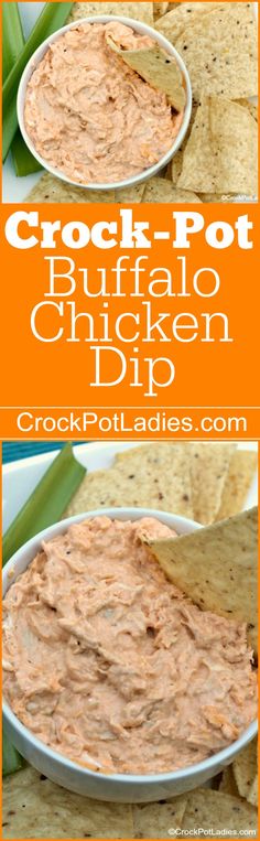 the recipe for crock pot buffalo chicken dip