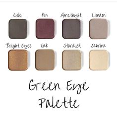 Eyeshadow Green Eyes, Eye Shadow Pallets, Simple Eyeshadow Tutorial, Eyeshadow For Green Eyes, Maskcara Makeup, Eyeshadow For Blue Eyes, Simple Eyeshadow, Eyeshadow For Brown Eyes